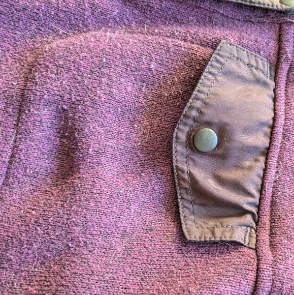 Eddie Bauer 1/4 button up sweater - Picture 3 of 5